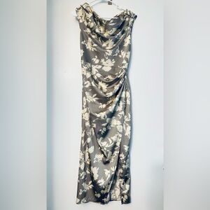 Women Dress, Size S, Gray/Cream Color, Abercrombie & Fitch.